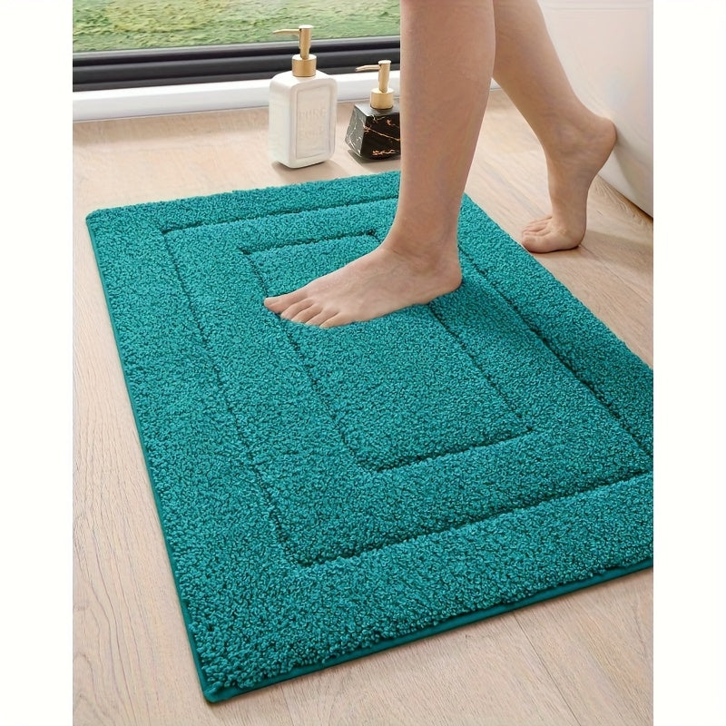 36X24 Bathroom Rug, Non-Slip Shower Floor Mat, Soft And Absorbent Rubber-Backed Bath Mat