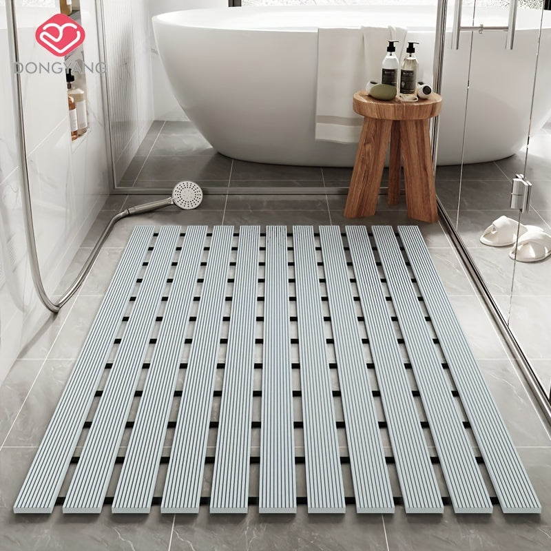 1pc of Dongyang brand Christmas PVC anti slip bathroom mat, bathroom mat with rubber backing and drainage holes