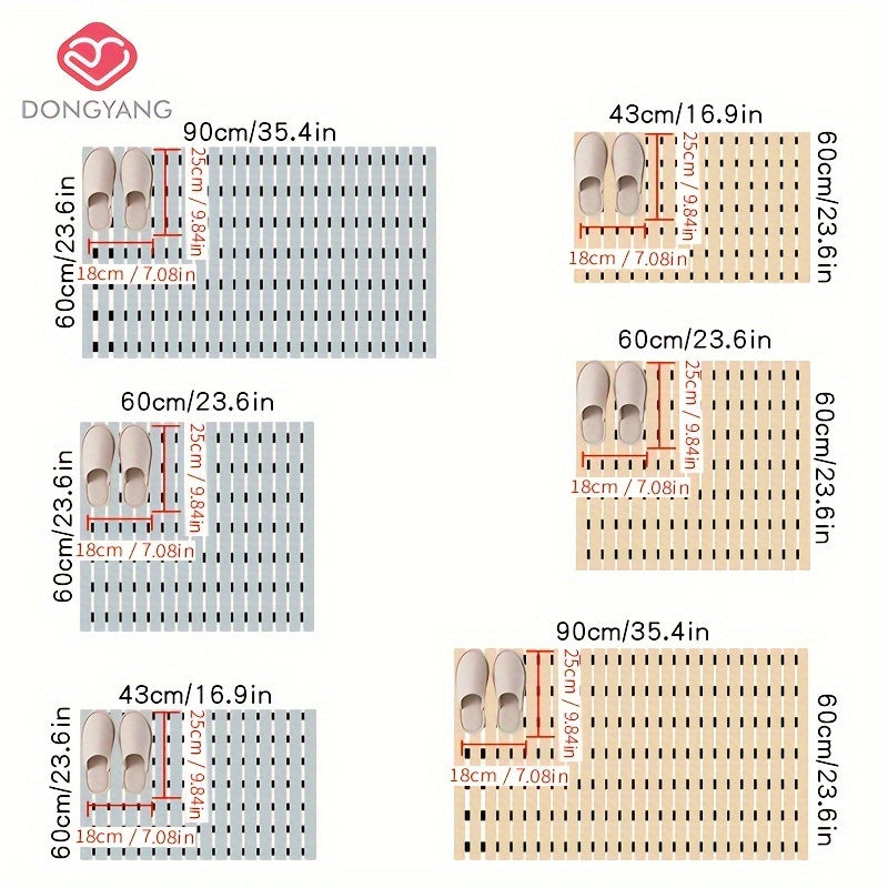 1pc of Dongyang brand Christmas PVC anti slip bathroom mat, bathroom mat with rubber backing and drainage holes