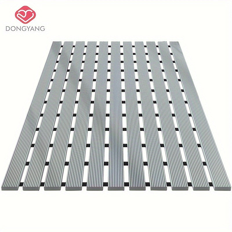 1pc of Dongyang brand Christmas PVC anti slip bathroom mat, bathroom mat with rubber backing and drainage holes