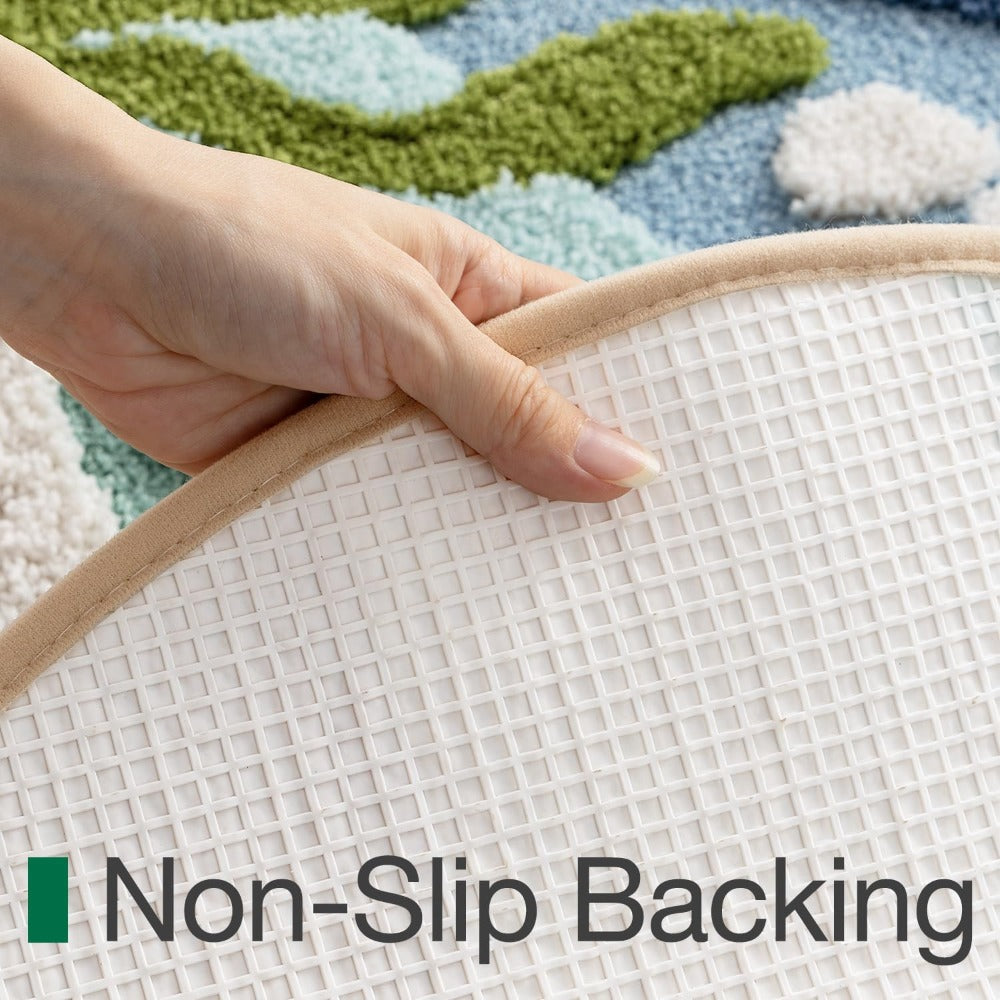 Coastal Style Bathroom Kitchen Dual-use Floor Mat 22 \