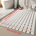 1pc of Dongyang brand Christmas PVC anti slip bathroom mat, bathroom mat with rubber backing and drainage holes